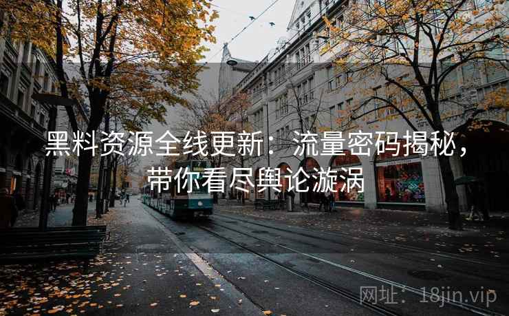 黑料资源全线更新：流量密码揭秘，带你看尽舆论漩涡