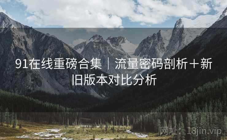 91在线重磅合集｜流量密码剖析＋新旧版本对比分析