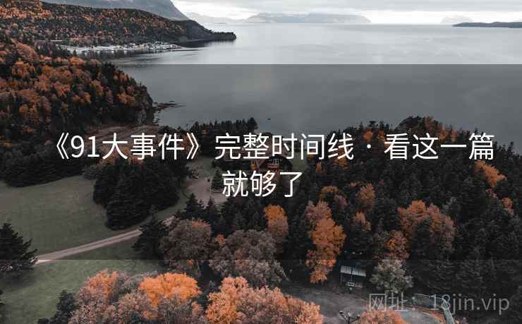 《91大事件》完整时间线 · 看这一篇就够了